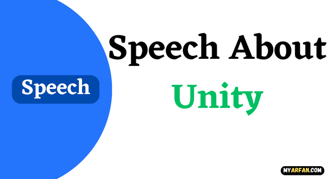 speech on unity in easy language