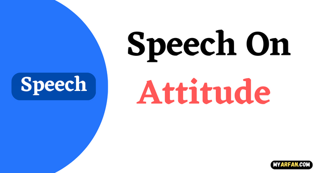 Speech On Attitude
