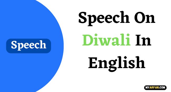 Speech On Diwali In English