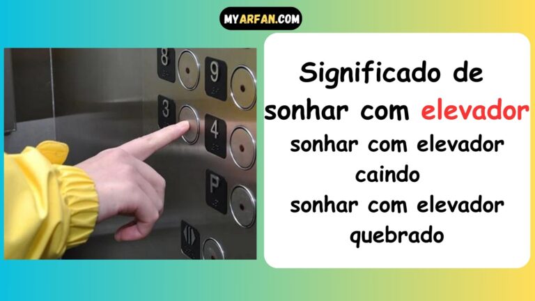 sonhar com elevador caindo