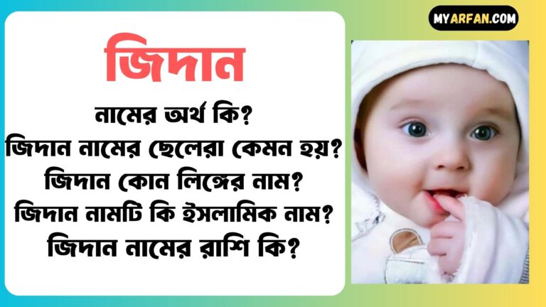 জিদান নামটি কোন ভাষা থেকে এসেছে